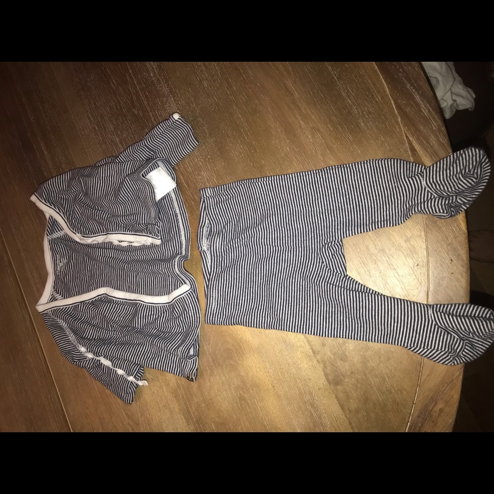 Two Piece Set w/ Footies- Ralph Lauren
